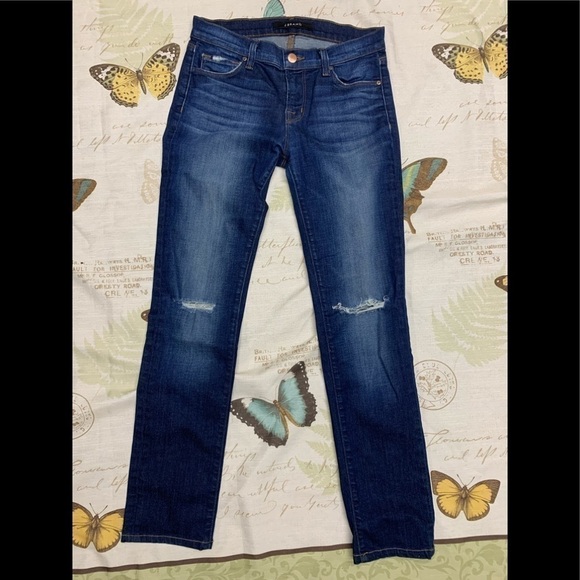 J brand Alta distressed denim jeans - Picture 2 of 8